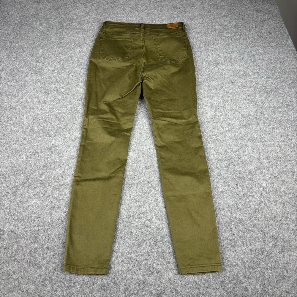 Judy Blue Los Angeles Jeans Women's 7/28 Skinny Fit Olive Green Trendy‎ Casual